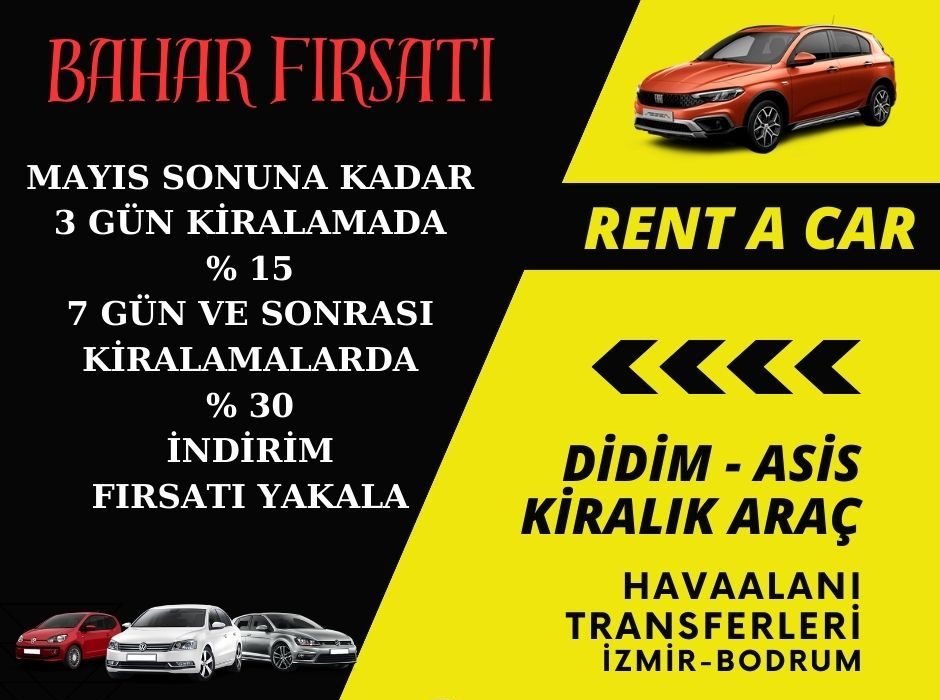 BAHAR FIRSATI – Araç Kiralama