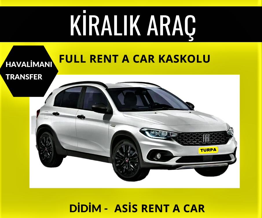 Didim’de Tek Tuşla Araç Kirala