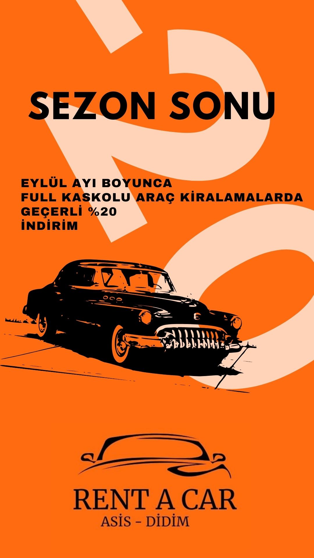 ASİS RENT’TE  SEZON SONU İNDİRİMİ BAŞLADI !!